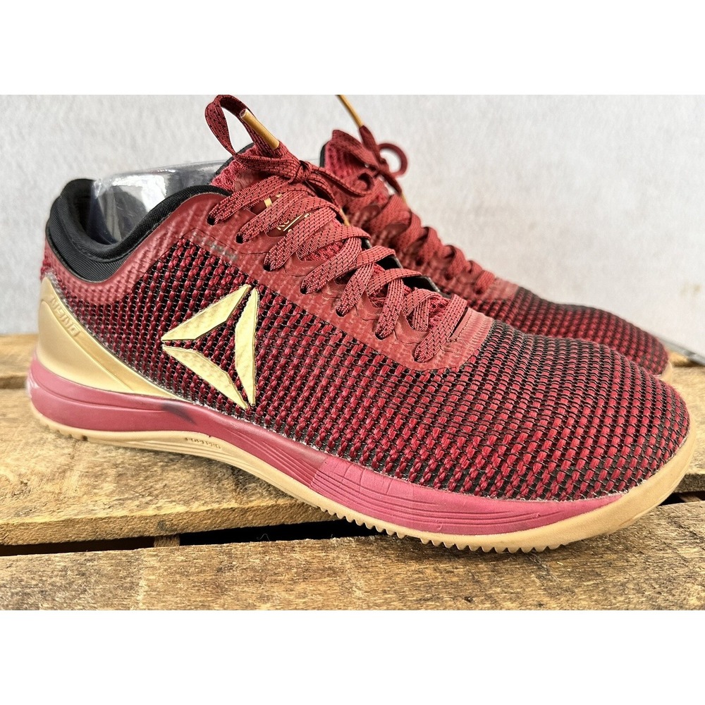 Reebok Crossfit Nano Athletic Shoes Tennis Red Size 8 Women's Sports